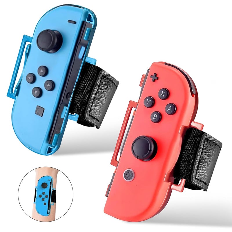 JoyHood Wrist Band Straps for Switch 2, Adjustable Elastic Strap Switch Controller Accessories compatible with Dance Game, ONLY for Switch 2 (2 Pack) - Image 1